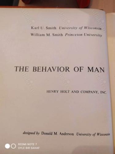 The Behavior of Man - An Introduction to Psychology (İnsan Davranışı - Psikolojiye Giriş)