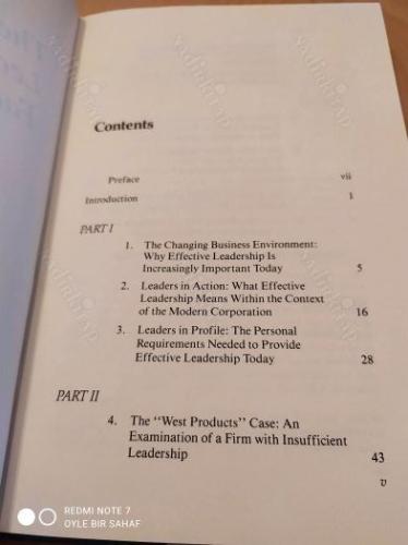 The Leadership Factor (Liderlik Faktörü)