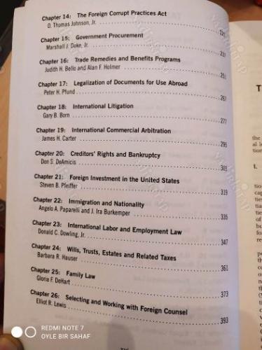 International Lawyer's Deskbook (Uluslararası Avukatın Kitabı)
