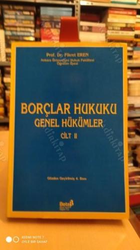 Borçlar Hukuku Genel Hükümler Cilt I-II (İlk 2 Cilt Takım)