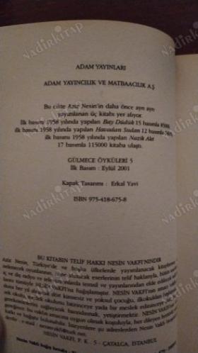 Gülmece Öyküleri 5 / Bay Düdük- Havadan Sudan - Nazik Alet - 1. Baskı