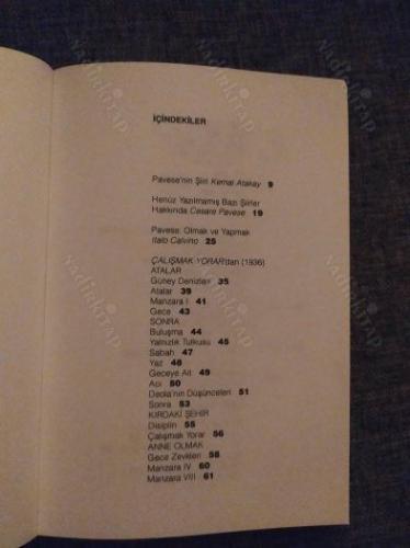 Pavese / Bütün Şiirlerinden Seçmeler (Yeryüzü Şairleri 13)