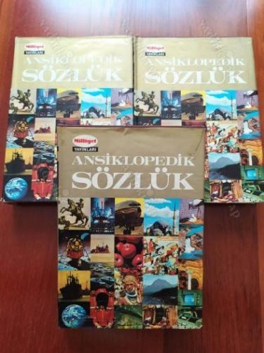 Ansiklopedik Sözlük Dil ve Genel Kültür Ansiklopedisi I-II-III / 3 Cilt Takım (Ciltli, Şömizli)