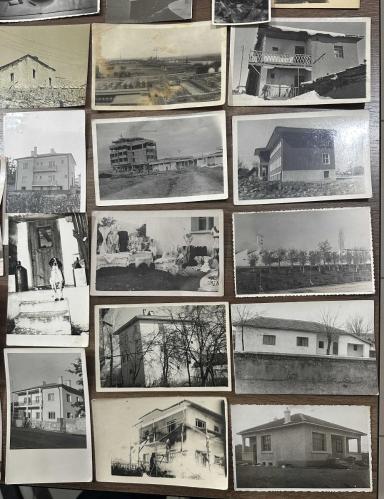 Eski 33 Adet karışık siyah beyaz fotoğraflar kolleksiyonluk