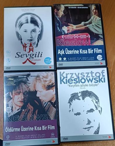 krzysztof kieslowski - üç başyapıt dvd: veronique'in ikili yaşamı(double), aşk üzerine kısa bir film, öldürme üzerine kısa bir film+keyfim şöyle böyle