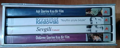 krzysztof kieslowski - üç başyapıt dvd: veronique'in ikili yaşamı(double), aşk üzerine kısa bir film, öldürme üzerine kısa bir film+keyfim şöyle böyle