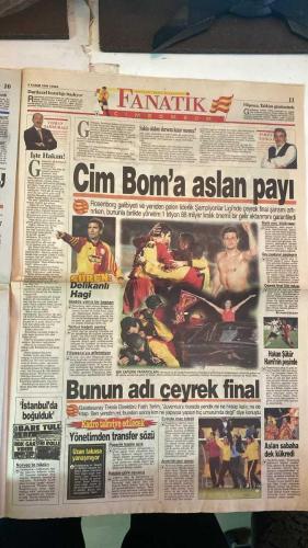FANATİK SPOR GAZETESİ - TURKISH NEWSPAPER - DOĞUM GÜNÜ HEDİYESİ  - EKSİKSİZ TAM TAKIM GAZETE - 6 KASIM 1998 CUMA - SAYI: 1083 - OKTAY - TAYFUR - TOSHACK - SÜLEYMAN SEBA - ALPAY - MEHMET - GÜVEN TANER - FAİK GURSES - ULVİ GÜVENEROĞLU - ATAF KEÇECİ - DOĞAN BABACAN - ÇETİN - BU VATAN HEPİMİZİN - GERÇEK SPOR GAZETESİ - FANATİK - FANATİK İÇİNDEN - CUP WINNERS - PUAN DURUMU - HAFTANIN MAÇLARI - MUCİZEYİ BAŞARDILAR - TAKIM GİBİ - SEVİNÇ HÜZNE DÖNDÜ - TOSHACK DA ÇILDIRDI - SEBA İNANAMIYORUM - HADI CANIM SİZDE - İNTİHAR GÖRDÜM - YAZIKLAR OLSUN - BU NE REZİLLİK - PERŞEMBENİN GELİŞİ - TÜRKİYE KUPASI KURALAR ÇEKİLİYOR - GOL - KARTAL’DAN DRAMATİK SON - AMAKOCHI BİLGİLİ İLE TRİBÜNDEYDİ - OKTAY-ALPAY KAPIŞTI - BAŞKAN ÇETİN’İN BÜYÜK HEYECANI - KARTAL GOL ARARKEN AVLANDI - 50 MİLYAR PRİM UÇTU - BEŞİKTAŞ - VALERENGA - GALATASARAY - FENERBAHÇE - ANTALYASPOR - TRABZON - KARABÜK - ADANA - ERZURUM - SAKARYA - SAMSUN - BURSA - KOCAELİ - ANKARAGÜCÜ - GAZİANTEP - BEŞİKTAŞ 3-3 VALERENGA - ANTALYASPOR 82-74 FENE