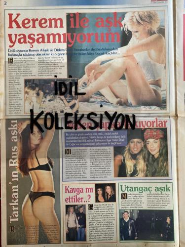İMPARATOR MAGAZİN GAZETESİ - DOĞUM GÜNÜ HEDİYESİ (TURKİSH - NEWSPAPER) - 27 KASIM 2002 - TAM TAKIM 18 SAYFADIR -İbrahim Tatlıses-Okan Bayülgen-Deniz Seki-Turgut Demirağ-Harika Avcı-Hazım Körmükçü-Abdullah Oğuz-İpek Tuzcuoğlu-Kerem Alışık-Didem Uzel-Arzu Yanardağ-Ayşe Hatun Önal-Çağla Şıkel-Hande Yener-Emre Kramar-Hülya Avşar-Kaya Çilingiroğlu-Reyhan Gökdeniz-Emral Avşar-Sedef Erbil-Mehmet Ali Erbil-Aysel Gürel-Serdar Ortaç-Elif Gürnar-İlhan Mansız-Tümer Metin-Meral Konrad-Hakan Ural-Levent Kırca-Oya Başar-Cansu Dere-Sibel Gökçe-Sedef Erbil-Mehmet Ali Erbil-Çağla Şıkel-Aysel Gürel-Hande Yener-Serdar Ortaç-Elif Gürnar-İlhan Mansız-Tümer Metin-Elvan Korkmaz-Nazlıhan-Funda Arar-Febyo Taşel-Alpay Sansın-Rafet El Roman-Tuğba Altıntop-Aydan Şener