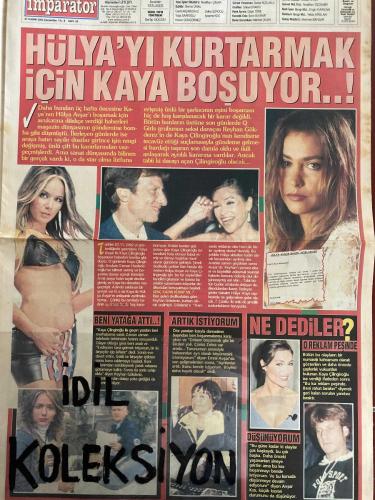 İMPARATOR MAGAZİN GAZETESİ - DOĞUM GÜNÜ HEDİYESİ (TURKİSH - NEWSPAPER) - 27 KASIM 2002 - TAM TAKIM 18 SAYFADIR -İbrahim Tatlıses-Okan Bayülgen-Deniz Seki-Turgut Demirağ-Harika Avcı-Hazım Körmükçü-Abdullah Oğuz-İpek Tuzcuoğlu-Kerem Alışık-Didem Uzel-Arzu Yanardağ-Ayşe Hatun Önal-Çağla Şıkel-Hande Yener-Emre Kramar-Hülya Avşar-Kaya Çilingiroğlu-Reyhan Gökdeniz-Emral Avşar-Sedef Erbil-Mehmet Ali Erbil-Aysel Gürel-Serdar Ortaç-Elif Gürnar-İlhan Mansız-Tümer Metin-Meral Konrad-Hakan Ural-Levent Kırca-Oya Başar-Cansu Dere-Sibel Gökçe-Sedef Erbil-Mehmet Ali Erbil-Çağla Şıkel-Aysel Gürel-Hande Yener-Serdar Ortaç-Elif Gürnar-İlhan Mansız-Tümer Metin-Elvan Korkmaz-Nazlıhan-Funda Arar-Febyo Taşel-Alpay Sansın-Rafet El Roman-Tuğba Altıntop-Aydan Şener