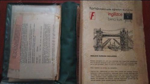 Fono Mektupla Öğretim Kurumu İngilizce Birinci Kurs (1 - 104 Ders Arası) Özel Ciltlenmiş