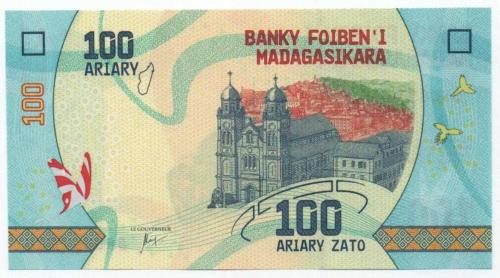 Madagaskar 2004 Yılı 100 Ariary çil
