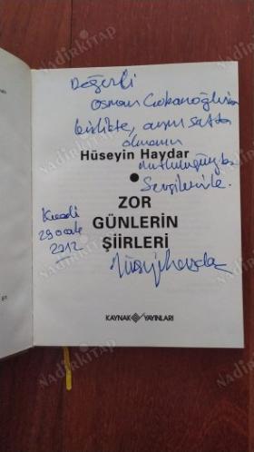 Zor Günlerin Şiirleri / Doğu Tabletleri (Ciltli) [2 Kitap Takım / İkisi de imzalı İthaflı]