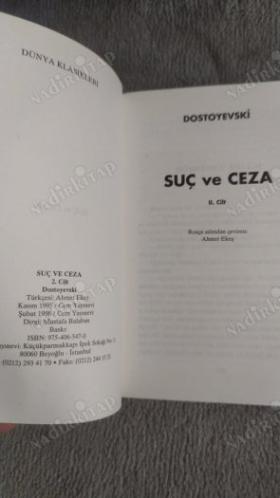 Suç ve Ceza 2 Cilt Takım