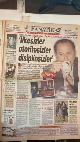 FANATİK SPOR GAZETESİ - TURKISH NEWSPAPER - DOĞUM GÜNÜ HEDİYESİ  - EKSİKSİZ TAM TAKIM GAZETE - 12 KASIM 1998 PERŞEMBE - SAYI: 1089 - HALİL MUTLU - JARI PUIKKONEN - RAHMAN SAĞIROĞLU - FEDAIL - ERGUN BATMAN - LÖW - ERKAN - SAFFET - SELAHATTİN - KEMAL - TOSHACK - SERGEN - SUSİC - VEDAT YANGIN - ADNAN POLAT - ALİ SAMİ YEN - FATİH TERİM - VEDAT - OSMAN HATTAT - BURAK ELMAS - AYKUT AKICI - EMRE - ARİF - HAGİ - OKAN - BÜLENT - UFUK - MARCIO - EROL DEMİRKOL - BU VATAN HEPİMİZİN - GERÇEK SPOR GAZETESİ - FANATİK - COMBLER HALTERİN KRALI HALİL - BUZUN KRALINA KONUK - BİZE HALTERİ SEVDİRDİ - FENER’DE FATURA GARİPLERE - UEFA’DA YİNE GERİLEDİK - 13. HAFTA MAÇ SAATLERİ BELLİ OLDU - CHELSEA ARSENAL’İ DAĞITTI - TOSHACK’IN ATATÜRK AŞKI - SERGEN’E SALDIRI - BASKETBOLDA ZAFER GÜNÜ - FANATİK YİNE ALTILIYI BULDU - KANARYA’DA DİMAS ŞOKU - İSTANBULSPOR TESİSLERİNDE OLAY - SUSİC YARIDA KESTİ - YUMRUKLAR KONUŞTU - MİLNE TRABZON’U KURUYOR - POLAT TARİHE SAHİP ÇIKTI - ALİ SAMİ YEN’İN ALBÜMÜ - TERİM’DEN YAYLIM ATE