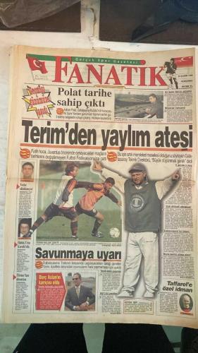 FANATİK SPOR GAZETESİ - TURKISH NEWSPAPER - DOĞUM GÜNÜ HEDİYESİ  - EKSİKSİZ TAM TAKIM GAZETE - 12 KASIM 1998 PERŞEMBE - SAYI: 1089 - HALİL MUTLU - JARI PUIKKONEN - RAHMAN SAĞIROĞLU - FEDAIL - ERGUN BATMAN - LÖW - ERKAN - SAFFET - SELAHATTİN - KEMAL - TOSHACK - SERGEN - SUSİC - VEDAT YANGIN - ADNAN POLAT - ALİ SAMİ YEN - FATİH TERİM - VEDAT - OSMAN HATTAT - BURAK ELMAS - AYKUT AKICI - EMRE - ARİF - HAGİ - OKAN - BÜLENT - UFUK - MARCIO - EROL DEMİRKOL - BU VATAN HEPİMİZİN - GERÇEK SPOR GAZETESİ - FANATİK - COMBLER HALTERİN KRALI HALİL - BUZUN KRALINA KONUK - BİZE HALTERİ SEVDİRDİ - FENER’DE FATURA GARİPLERE - UEFA’DA YİNE GERİLEDİK - 13. HAFTA MAÇ SAATLERİ BELLİ OLDU - CHELSEA ARSENAL’İ DAĞITTI - TOSHACK’IN ATATÜRK AŞKI - SERGEN’E SALDIRI - BASKETBOLDA ZAFER GÜNÜ - FANATİK YİNE ALTILIYI BULDU - KANARYA’DA DİMAS ŞOKU - İSTANBULSPOR TESİSLERİNDE OLAY - SUSİC YARIDA KESTİ - YUMRUKLAR KONUŞTU - MİLNE TRABZON’U KURUYOR - POLAT TARİHE SAHİP ÇIKTI - ALİ SAMİ YEN’İN ALBÜMÜ - TERİM’DEN YAYLIM ATE