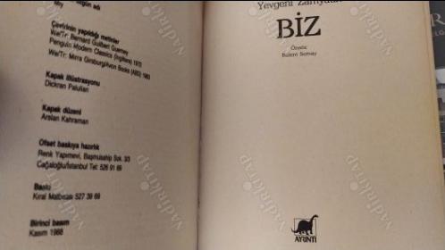 Biz (Birinci Baskı)