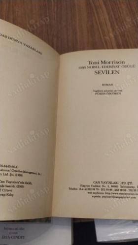 Sevilen - 1993 Nobel Edebiyat Ödülü