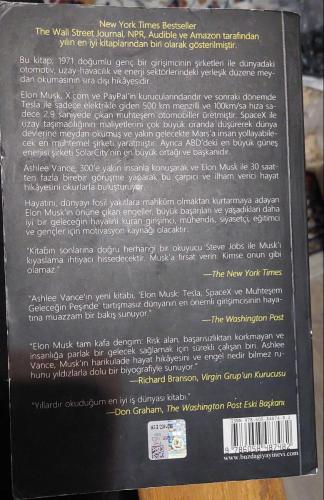 Elon Musk; Tesla, SpaceX ve Muhteşem Geleceğin Peşinde