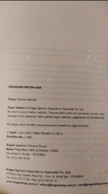 Gönderilmeyen Aşk