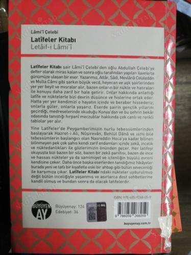 Latifeler Kitabı - Letaif-i Lami'i