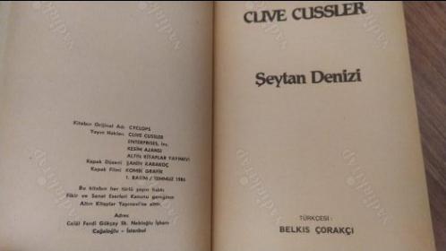 Şeytan Denizi / Cyclops (1. Baskı)