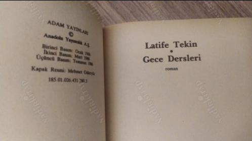 Gece Dersleri - 3. Basım