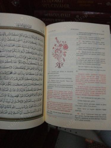 KUR'AN-I HAKİM VE AÇIKLAMALI MEALİ / KURANI KERIM VE AÇIKLAMALI MEALI KIRMIZI KAPAK(cep boy)
