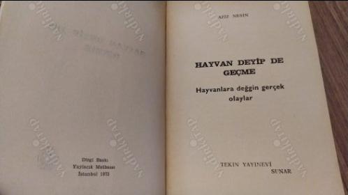 Hayvan Deyip de Geçme