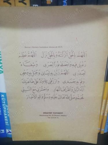 KELAMUL KURAN - KUR'AN ELİFBASI (ALİ HAYDAR )