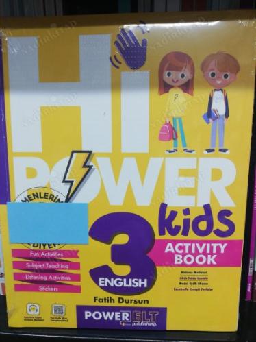 Hi! POWER KIDS 3 TEST BOOK - GAME BOOK -ACTIVITY BOOK