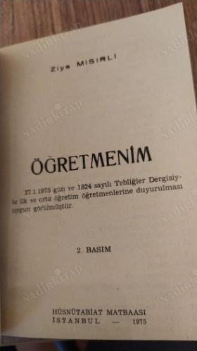 Öğretmenim - 2. Basım