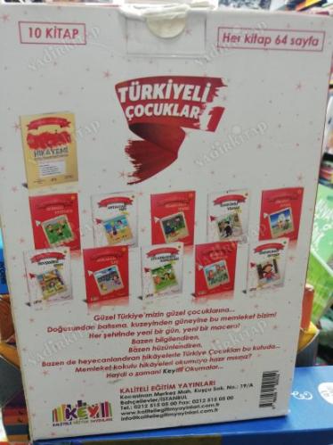 KEY YAYINLARI TÜRKİYELİ ÇOCUKLAR 10 KİTAP SET