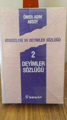 Atasözleri ve Deyimler Sözlüğü (2 Cilt Takım)
