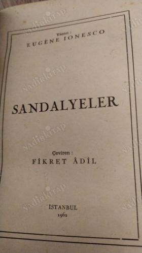 Sandalyeler / Ders