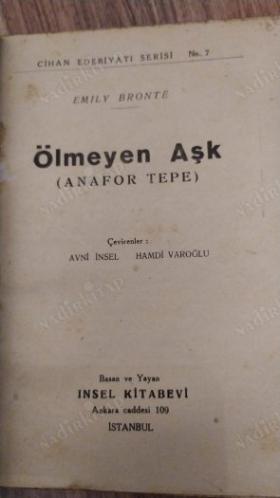 Ölmeyen Aşk (Anafor Tepe)