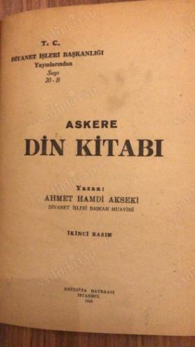 Askere Din Kitabı