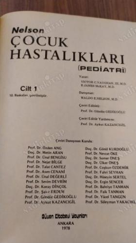 Nelson Çocuk Hastalıkları ( Pediatri) 3 Cilt Takım