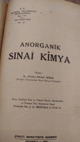 Anorganik Sınai Kimya