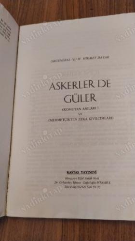 Askerler de Güler - Komutan Anıları ve Mehmetçikten Zeka Kıvılcımları