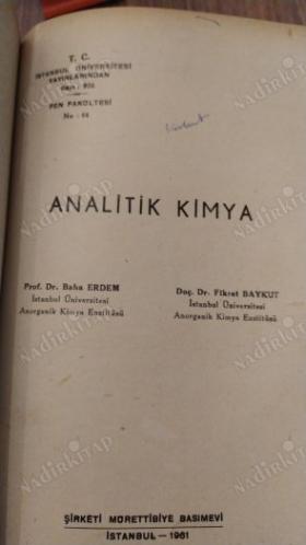 Analitik Kimya