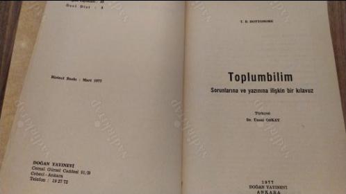 Toplum Bilim  Sorunlarına ve Yazınına İlişkin Bir Kılavuz