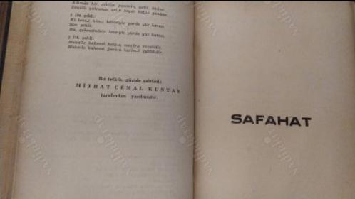 Safahat - Türk Harfleriyle Dördüncü Basılış (Mehmet Akif Ersoy'un Yazdığı yedi kitabı ve bunların dışında kalan şiirlerini ihtiva eder)