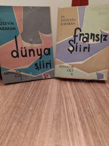Dünya Şiiri - Antoloji I. Cilt / Fransız Şiiri Antoloji II. Cilt / Dünya Şiiri III. Cilt (3 Kitap Takım)