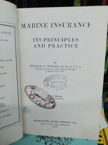 McGRAW-HILL INSURANCE SERIES -ITS PRINCIPLES AND PRACTICE