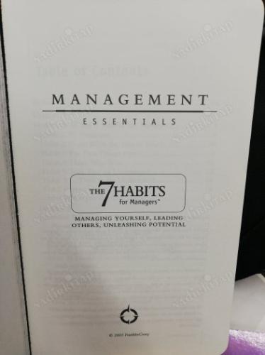 Management Essentials - THE 7 HABITS for manegers