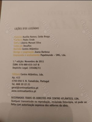 Lições d'Os Lusíadas de Auxília Ramos (Lusiadalar'dan Dersler)