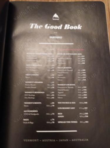 Burton Snowboards The Good Book Consumer Catalog 2010 (Snowboard Kataloğu)