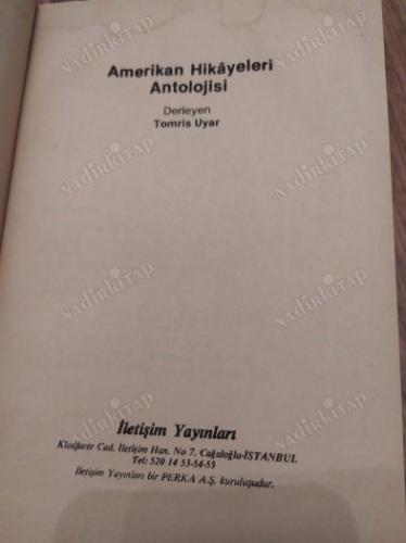 Amerikan Hikayeleri Antolojisi
