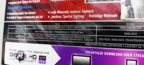 Insidious 2 ( Ruhlar Bölgesi 2 ) Blu-ray Film SIFIR AMBALAJINDA