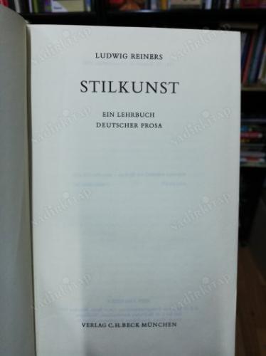 Stilkunst. Ein Lehrbuch deutscher Prosa